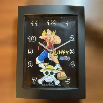 ONE PIECE 루피 워 락 벽걸이 시계