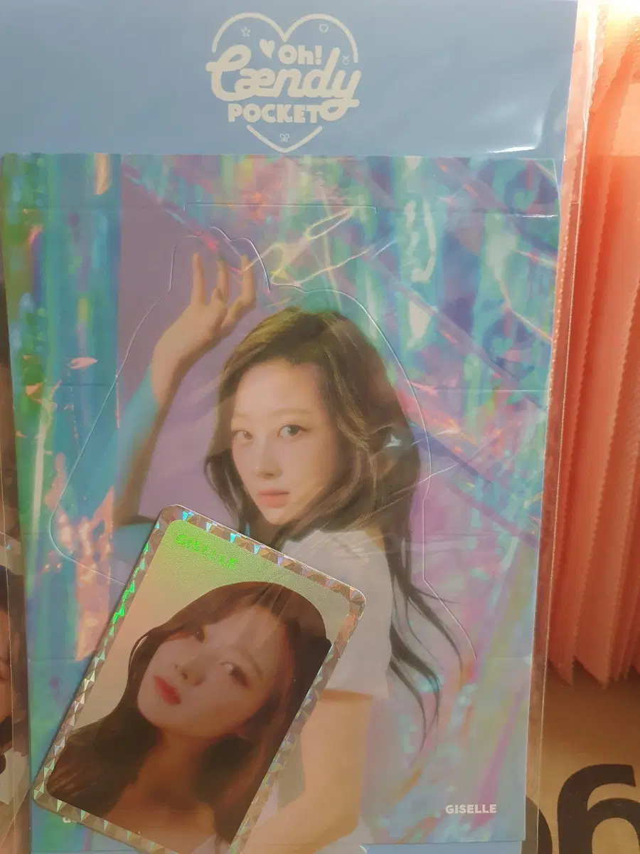 에스파 홀로그램 포카 세트 지젤