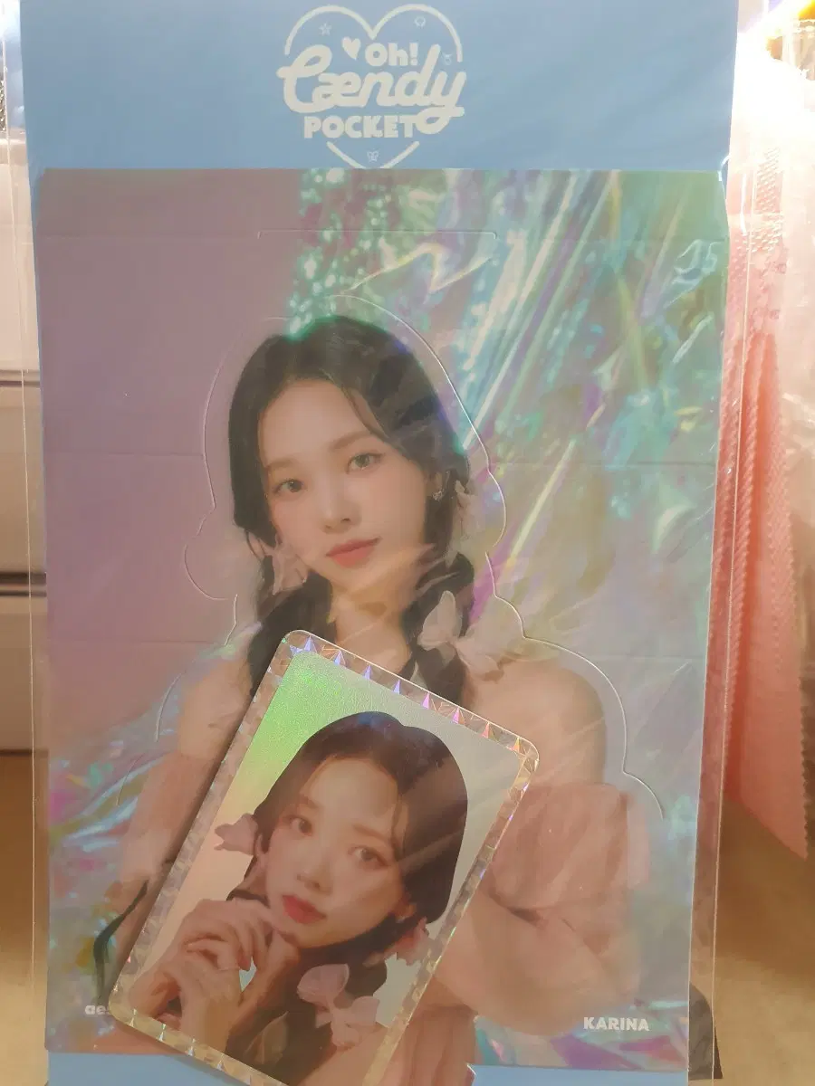 에스파 홀로그램 포카 세트 카리나