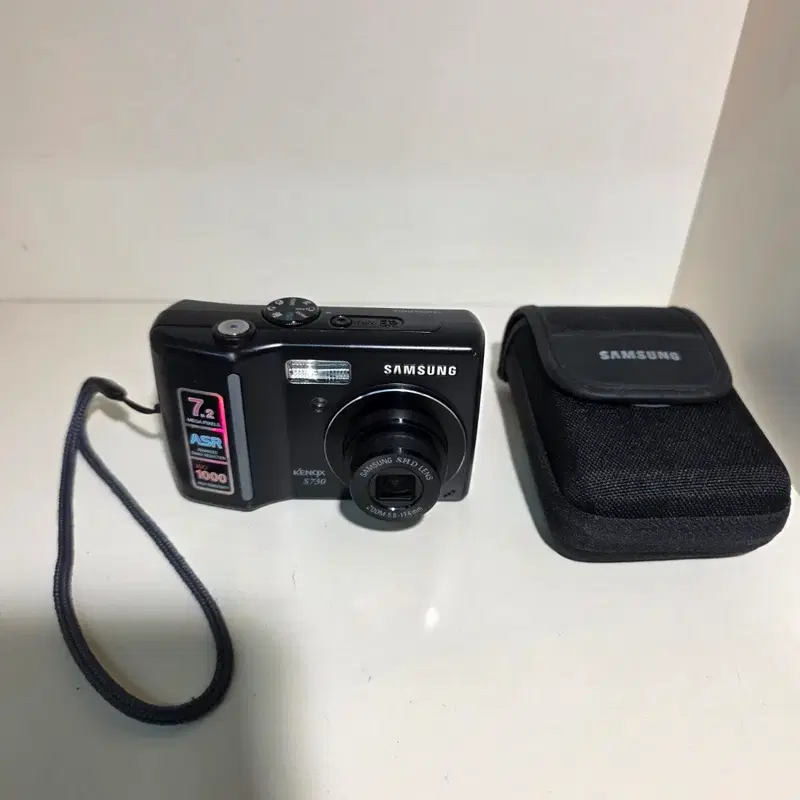 삼성 케녹스 S730 디지털 카메라 블랙 + 케이스
