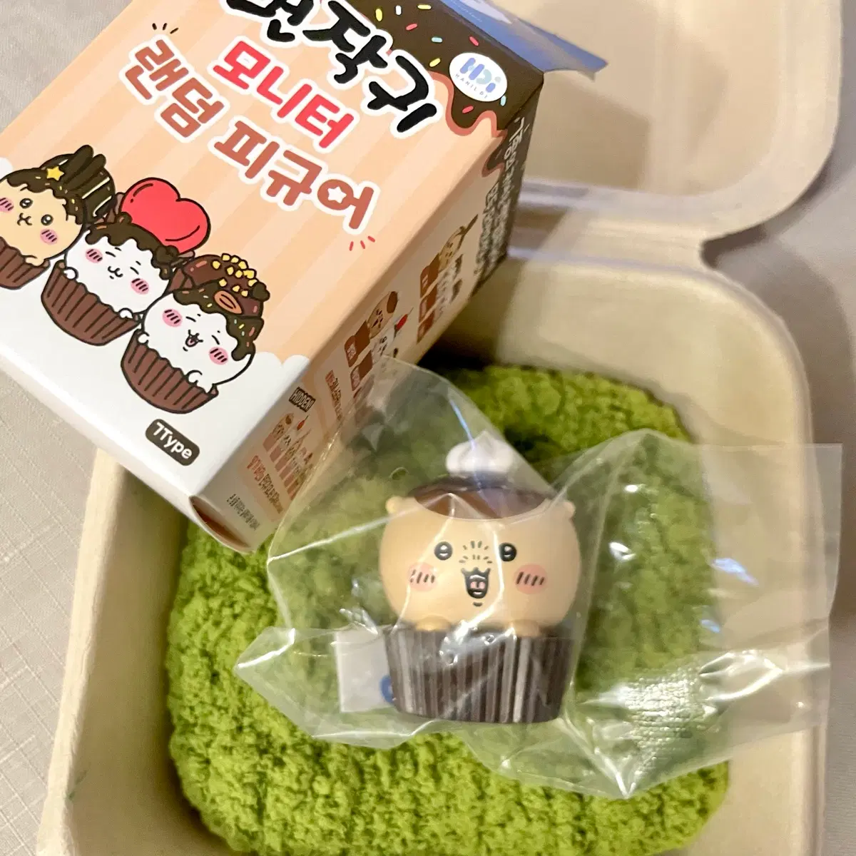 먼작귀 컵케이크 모니터 피규어 쿠리만쥬