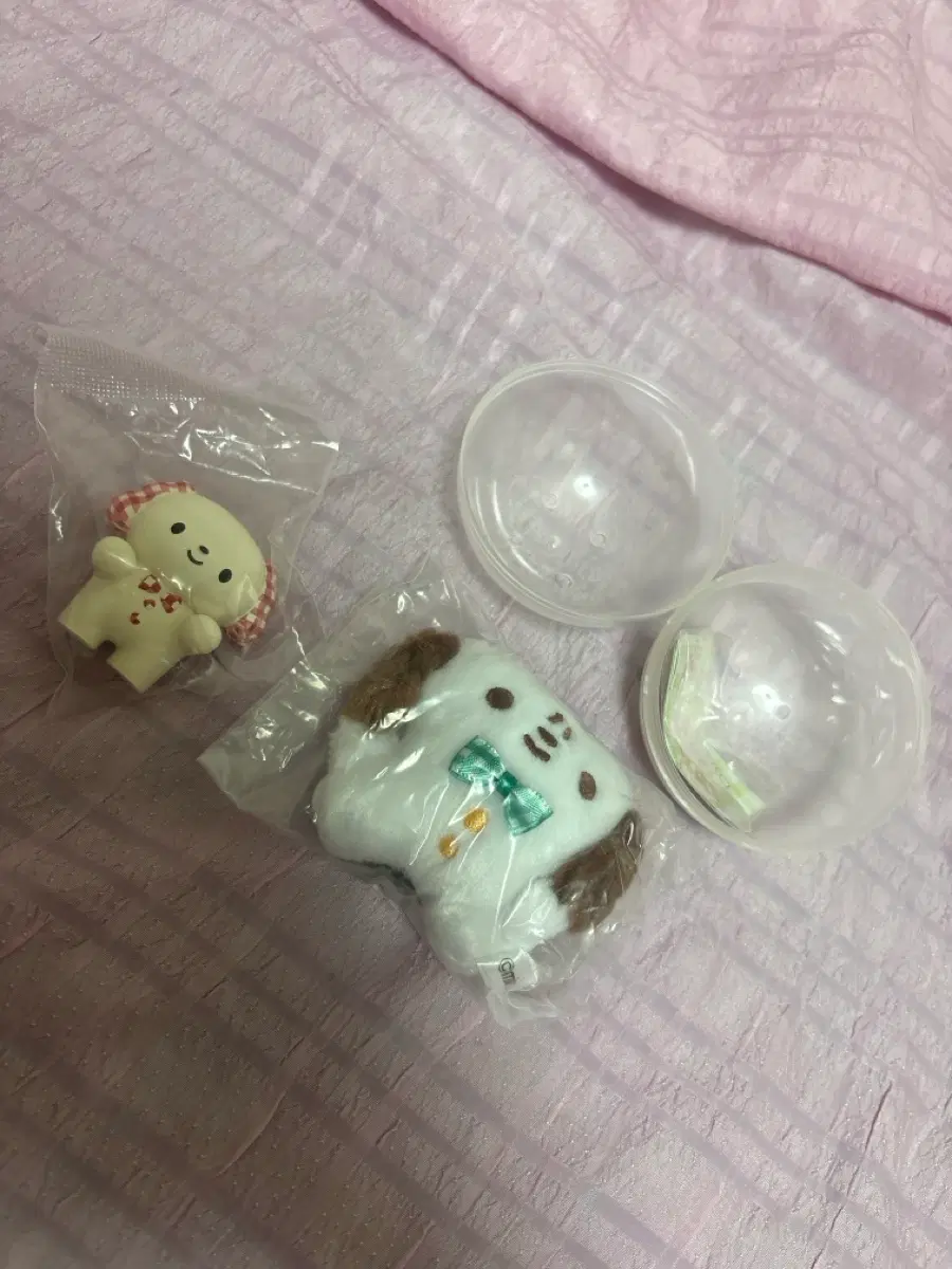일본 모푸차푸 강아지 피규어 & 인형 키링