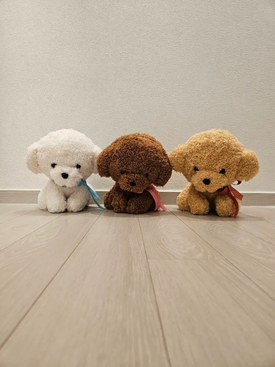 (새상품) 푸들 강아지 중형 인형