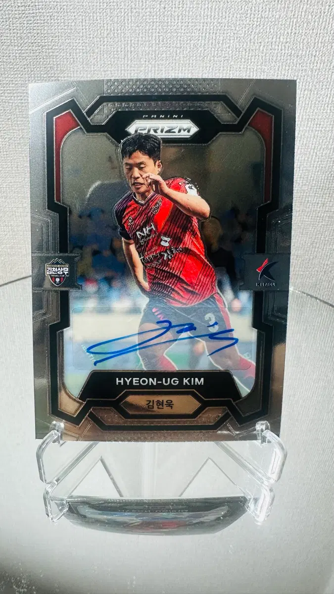 K리그 파니니 Prizm 김천상무 김현욱 베이스 오토 사인 포함