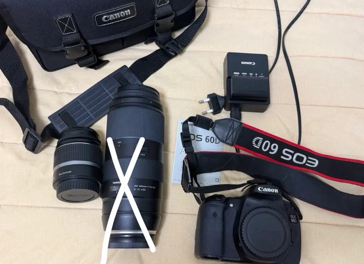 캐논 60D + 캐논 18-55 렌즈