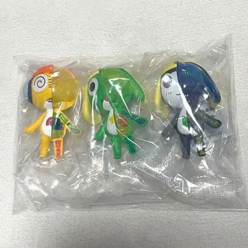 스캐러톤 개구리 중사 케로로 케로로 쿠루루 타마마 3체 세트