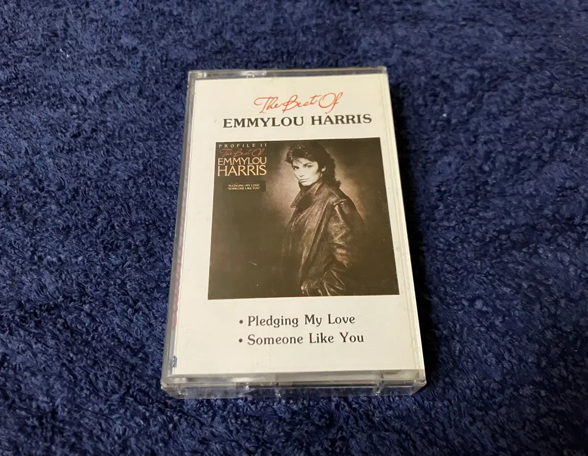 80년대 에밀루 해리스 Emmylou Harris 베스트 앨범 국내 라이센스 카세트테이프 컨트리 포크음악