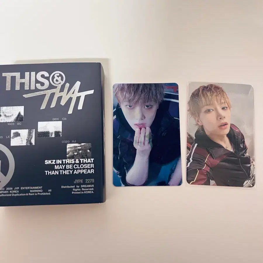 아이엔/스트레이키즈 THIS&THAT FANS 팬즈반 앨포0
