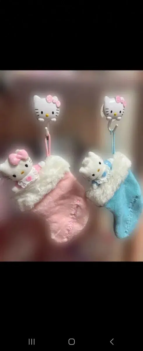 고전 베이비키티 양말 오너먼트