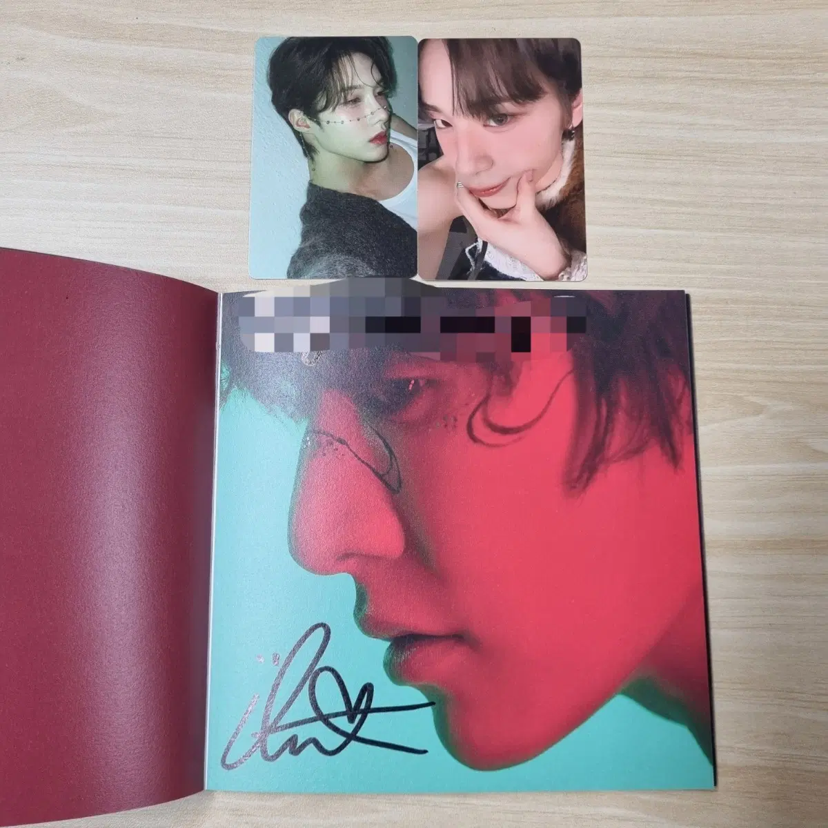 xlov 엑스러브 Immabe 전 멤버 싸인 앨범 우무티 루이 현 하루