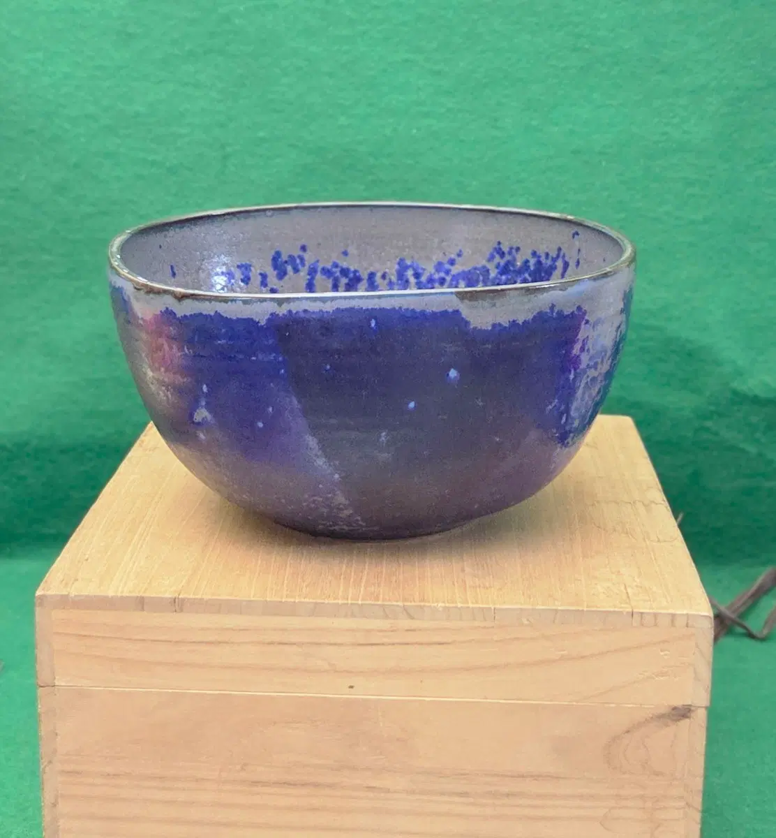 *명장)황종례도자기 분청 귀얄 접시발(24.5cm/오동나무 원박스 수결포함)