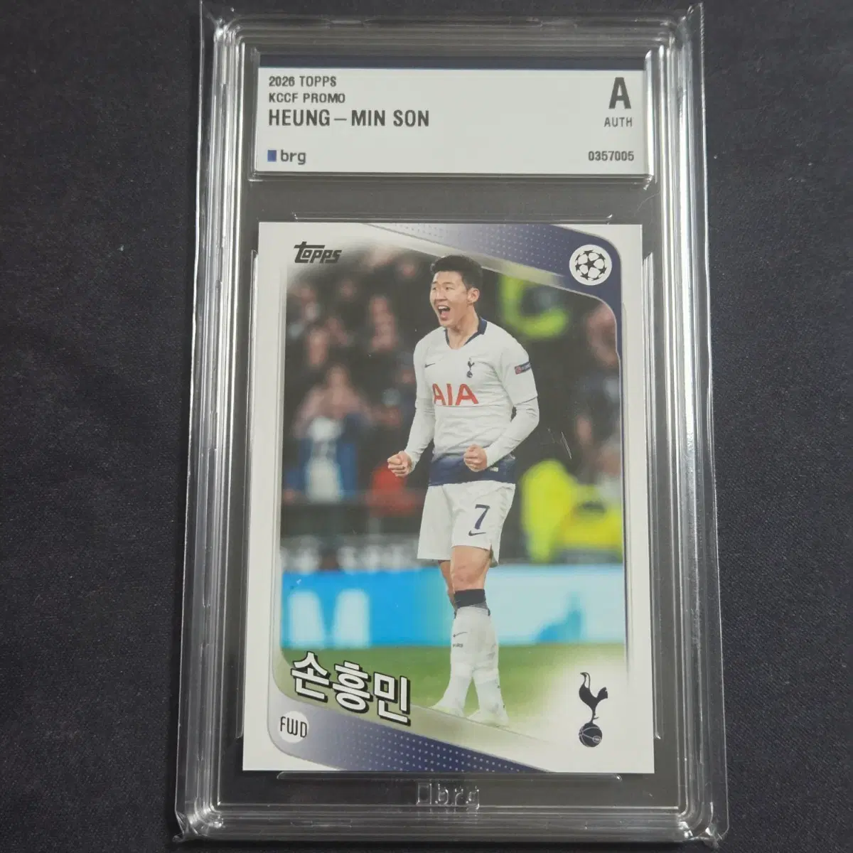 [스포츠 카드]손흥민 2026 Topps KCCF 프로모 BRG어센틱