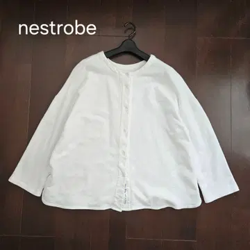 새상품급 nestRobe 2way 자수 가디건 UpcycleLino 루즈핏