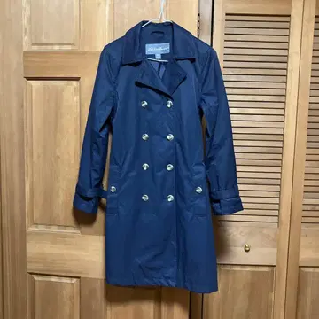 [ 거의 새상품 컨디션 최상 ] Eddie Bauer 트렌치코트 네이비 S