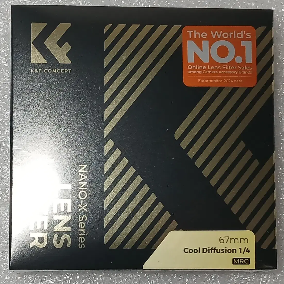 K&F Concept NANO-X 67mm 쿨 디퓨전 1/4 필터 (새상품) AGC Japan Glass