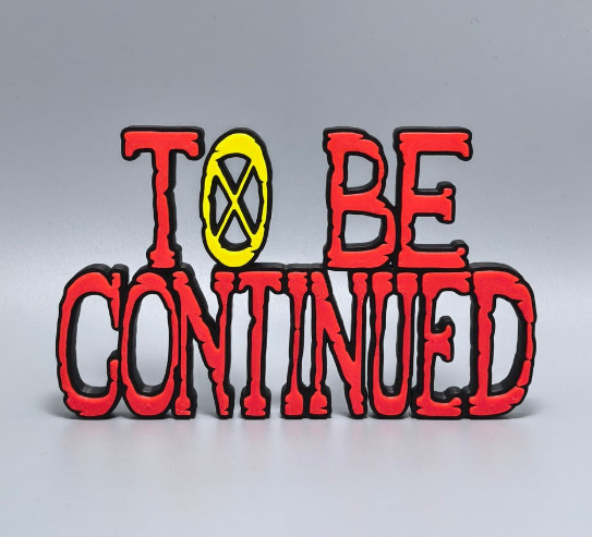 원피스 To be continued 3D 스탠드 로고
