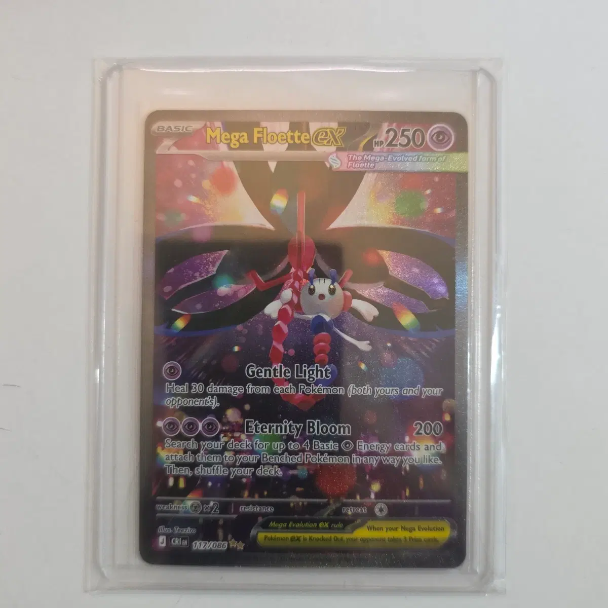 북미 포켓몬스터 카드 Mega Floette EX (CRI 117/  SIR)