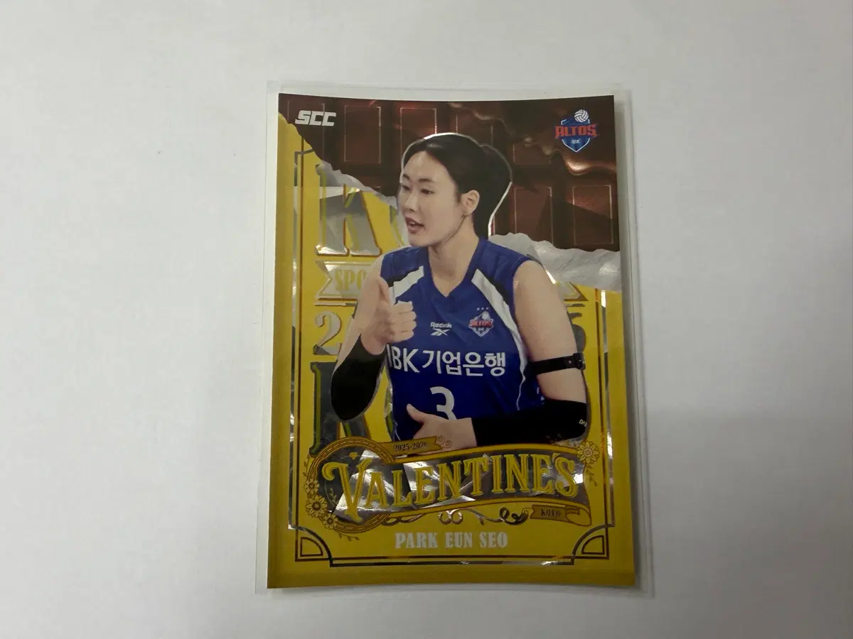2024-25 SCC KOVO 카본 발렌타인 기업은행 박은서