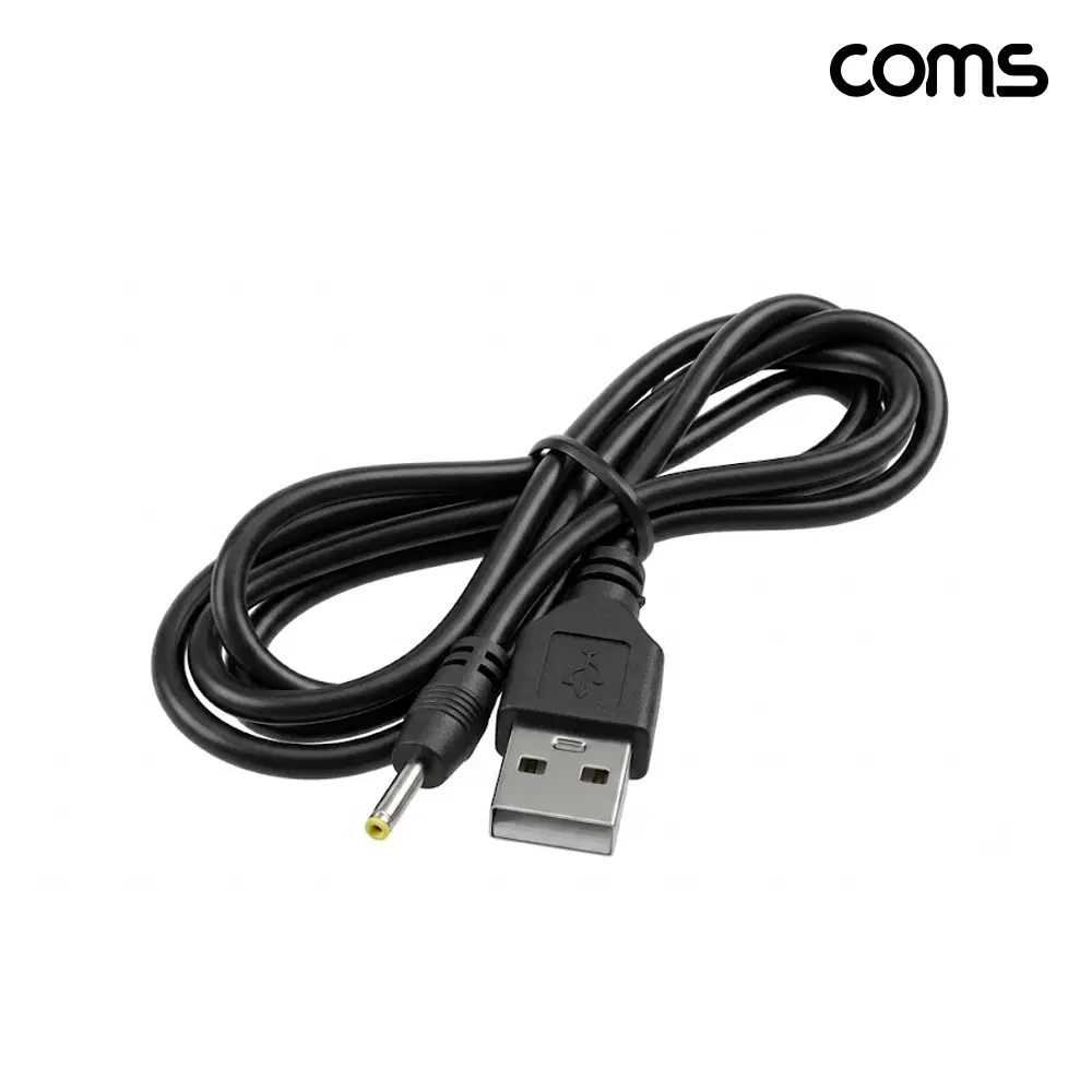 딜러가격(새상품)[IK081] Coms A타입 전원 변환케이블 1m USB A to DC 외경 2.5 내경 0.7