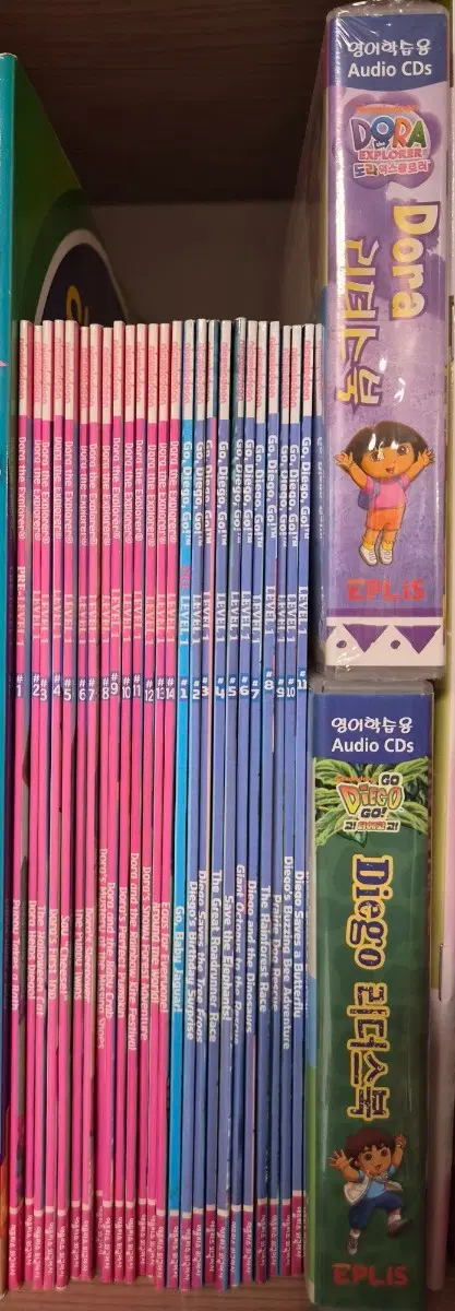잠수네 [새책 ]세이펜 버전 도라 리더스북 & [거의새책] 세이펜 버전 디에고리더스북 총 25권 CD포함