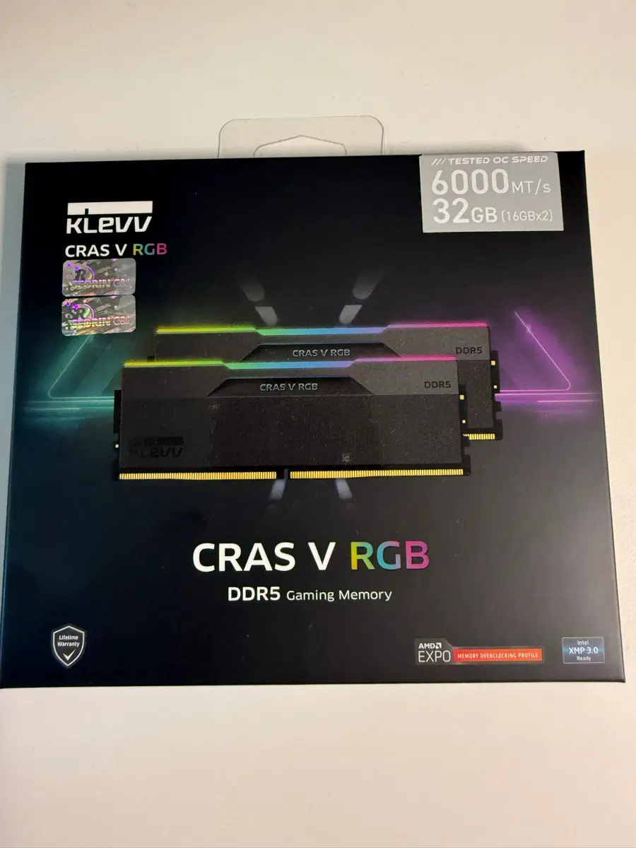 에센코어 cras v   ddr5   16gb x 2   미개봉
