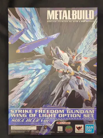 BANDAI SPIRITS METAL BUILD 스트라이크 프리덤 건담 빛의 날개 옵션 세트 SOUL BLUE Ver
