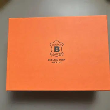 BELLIES YORK 가죽 이단 접이식 지갑 핑크