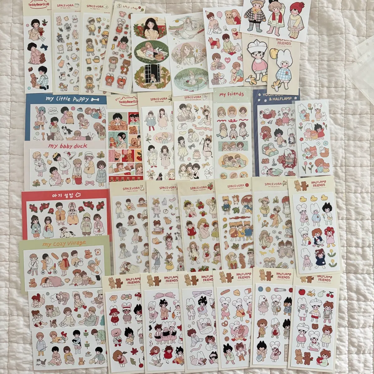 유보라(스페이스보라) 씰스 35장 일괄
