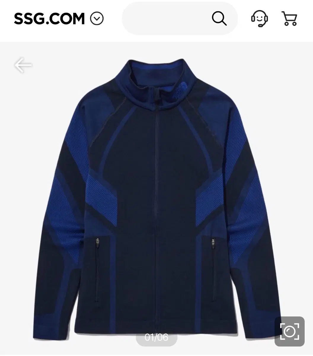 노스페이스 집업 재킷 네이비 NJ5JN80B