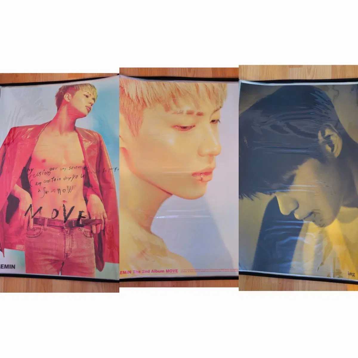 [set] 태민 move + 리팩 앨범 포스터 3종