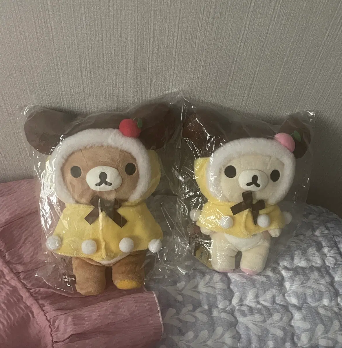 리락쿠마 우메다점 4주년 기념 푸딩 인형 세트 고전 희귀 산엑스 코리락쿠마