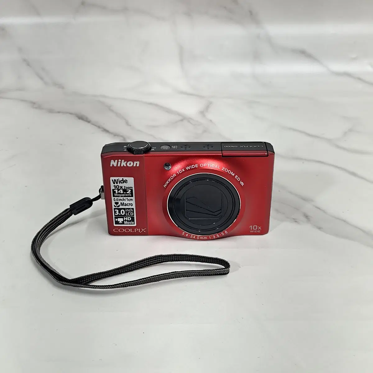 상태좋은 니콘 쿨픽스 Coolpix S8000 레드 빈티지 카메라