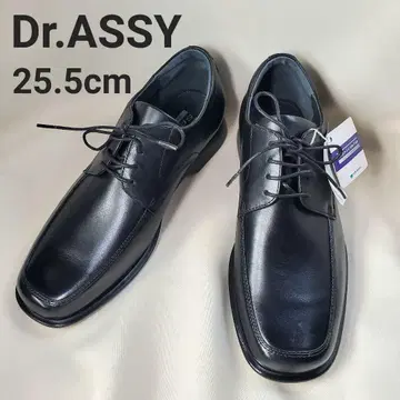 새상품 닥터아시 천연 가죽 비즈니스 슈즈 25.5cm 방수 와이드핏