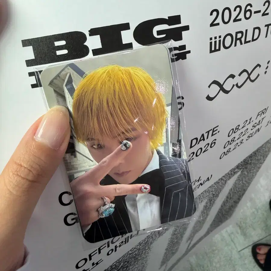 빅뱅 콘서트 vip 기프트 포카 판매합니다