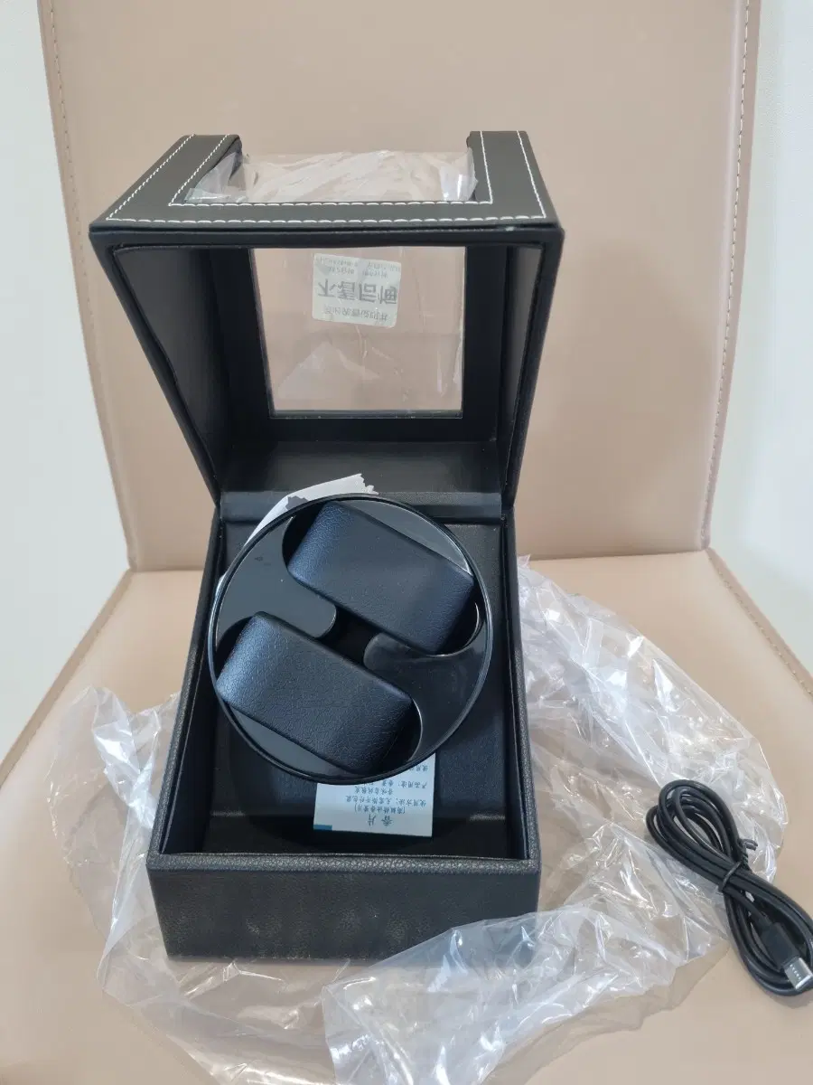 와치 와인더 블랙 2구 + USB 케이블 새상품