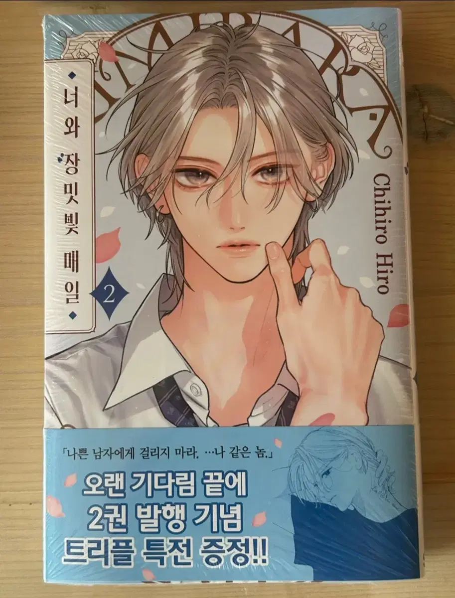 로맨스 순정만화 너와 장밋빛 매일 2권 트리플 특전 미개봉