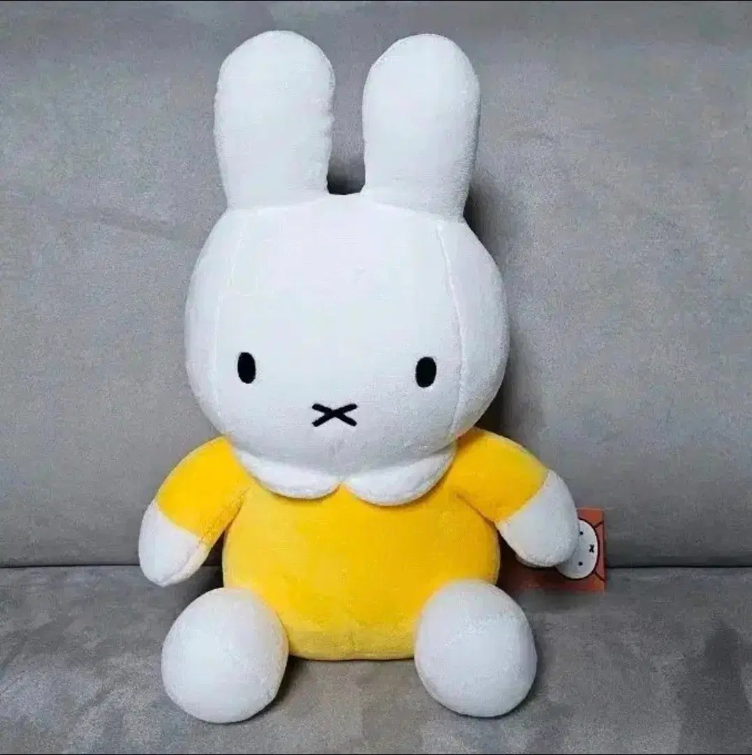 정품 미피 노란색 옐로우 25cm 인형