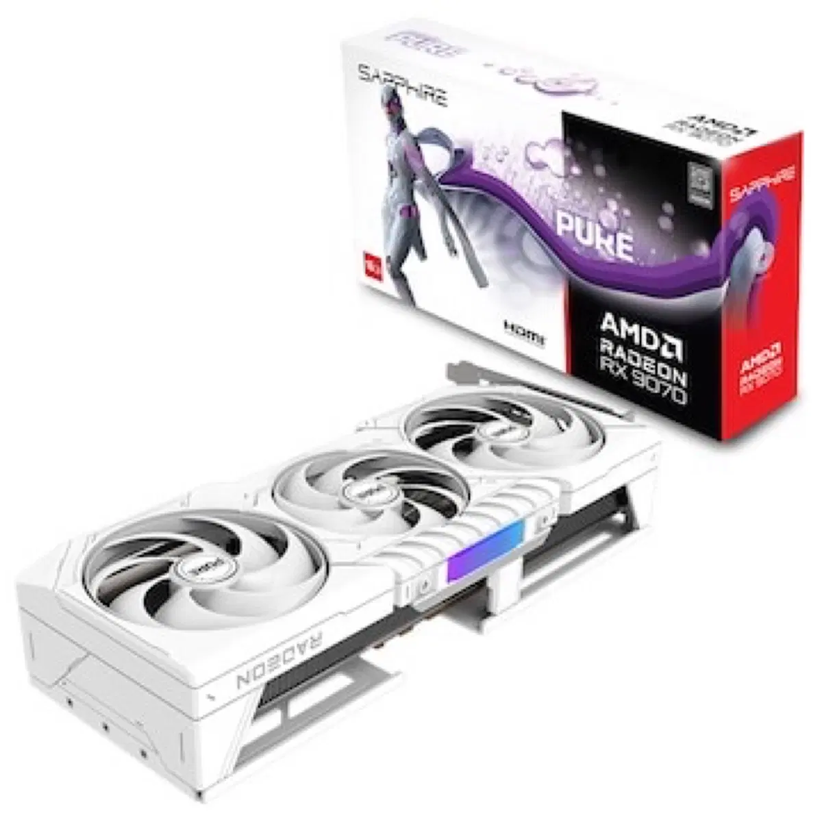SAPPHIRE 라데온 RX 9070 PURE OC D6