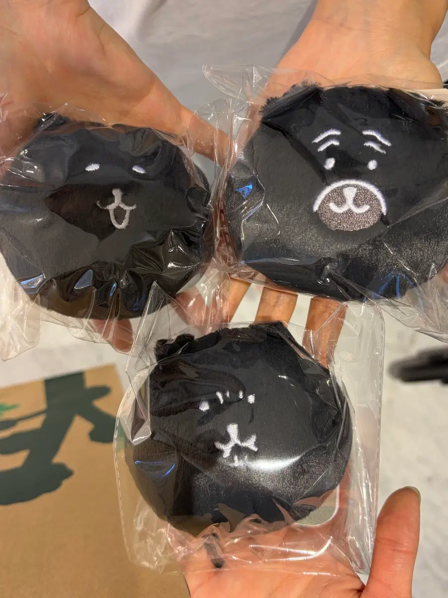 농담곰 블랙 키링