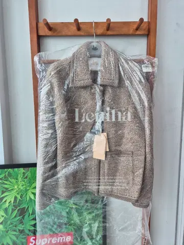 (새상품)Lenina 레니나 트위드 자켓 모카