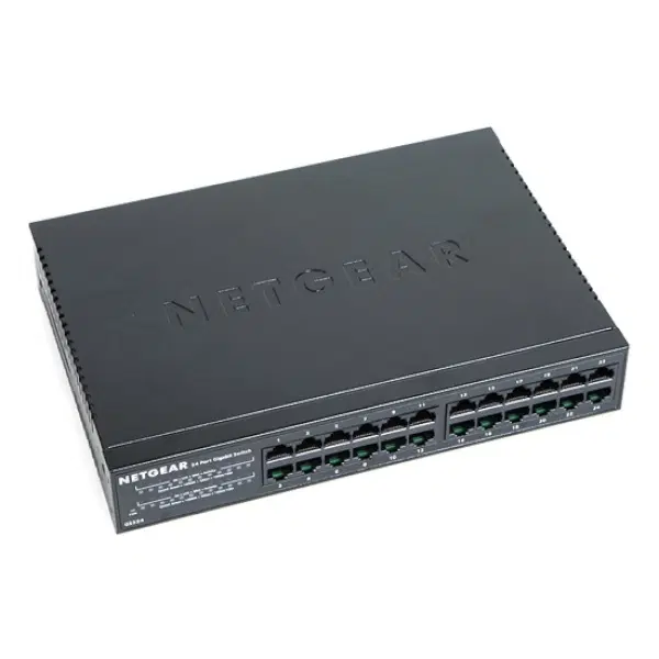 딜러가격(새상품)[NETGEAR] 넷기어 GS324 [스위칭허브/24포트/1000Mbps/랙마운트가능]
