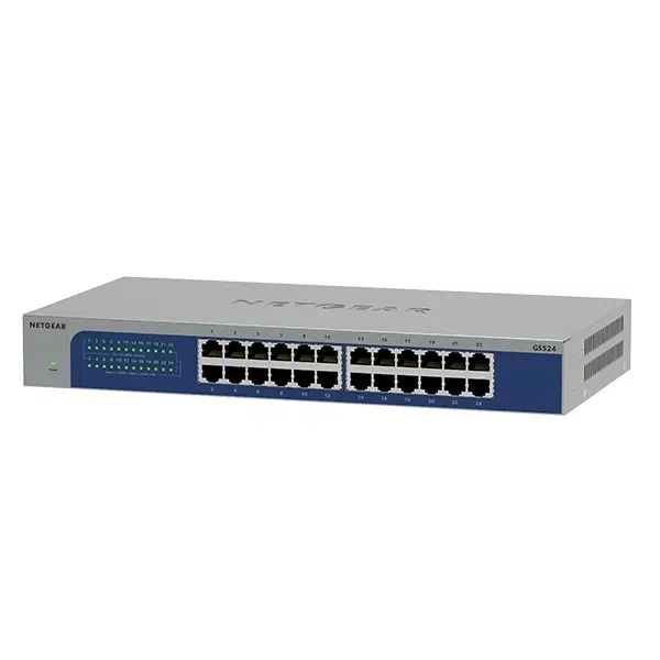 딜러가격(새상품)[NETGEAR] 넷기어 GS524 [스위칭허브/24포트/1000Mbps/렉마운트가능]