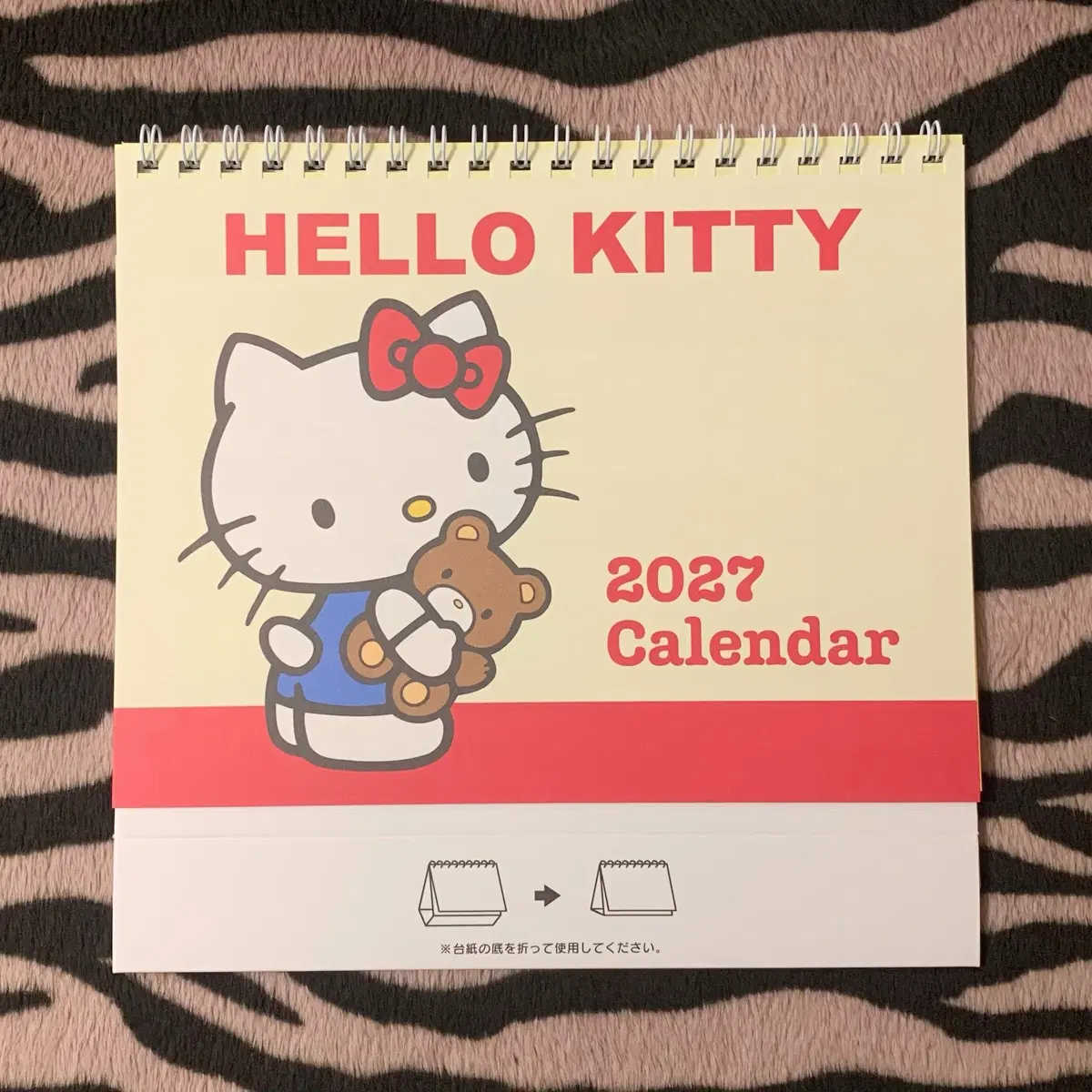 산리오 2027 링 캘린더 헬로키티