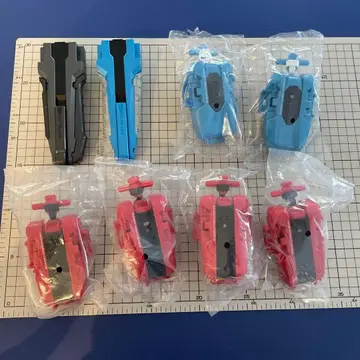 베이블레이드 X 스트링 런처, 런처 그립 8점 세트 (중고품)