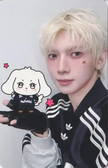 ATEEZ 랜덤 트레이딩 카드 YEOSANG ANITEEZ IN COLER 5/5