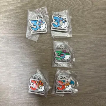 포켓몬 30주년 메탈 참 마스코트 리자몽, 파이리, 거북왕