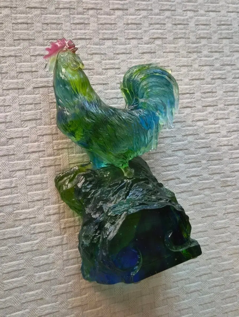 LIULI 대만 유리공방 닭 장식품