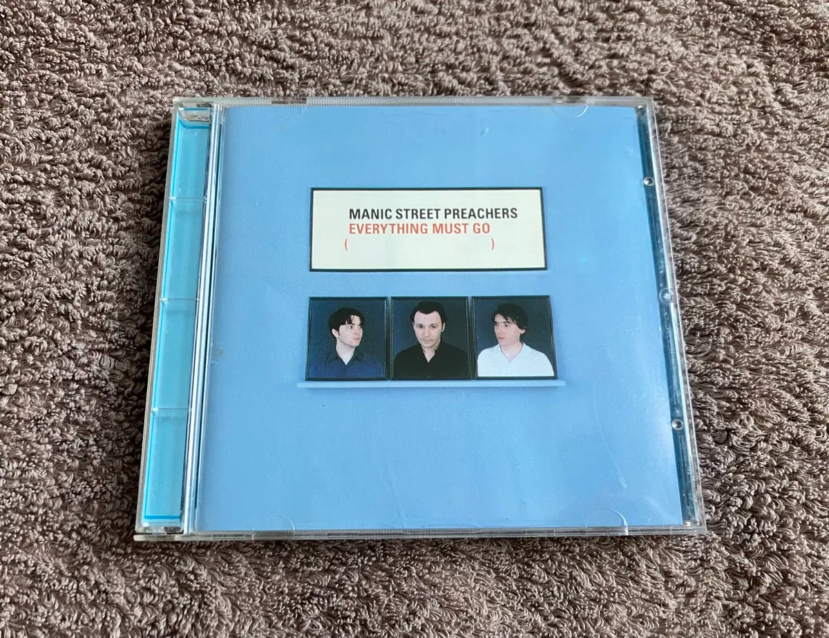 영국의 얼터너티브 록 밴드 매닉 스트리트 프리처스 Everything Must Go 앨범 국내 라이센스 CD