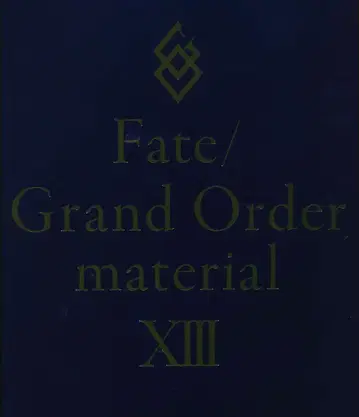 TYPE MOON TYPE MOON Fate/Grand Order material XIII 13
