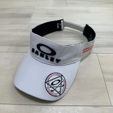 [ 새상품급 ] OAKLEY 오클리 골프 선바이저 화이트 프리 사이즈